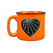Load image into Gallery viewer, Spiderweb Heart Mug