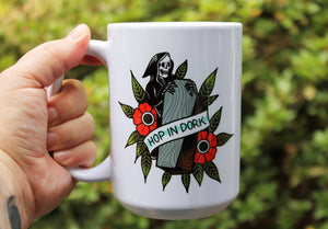 Hop in Dork Coffin Coffee Mug
